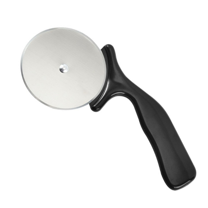 Pizza Slicer Pizza Cutting Knife Cake Tool Pizza Wheel - Black