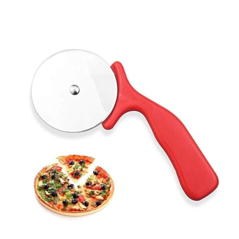 Pizza Slicer Pizza Cutting Knife Cake Tool Pizza Wheel - Black