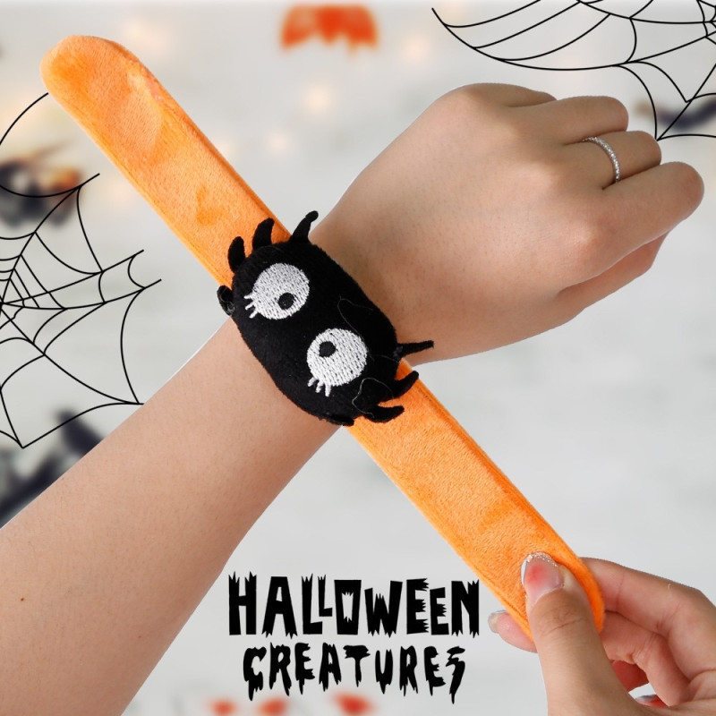 Halloween Slap Band Bracelet Wristband Party Bag Filler - Witch Hat