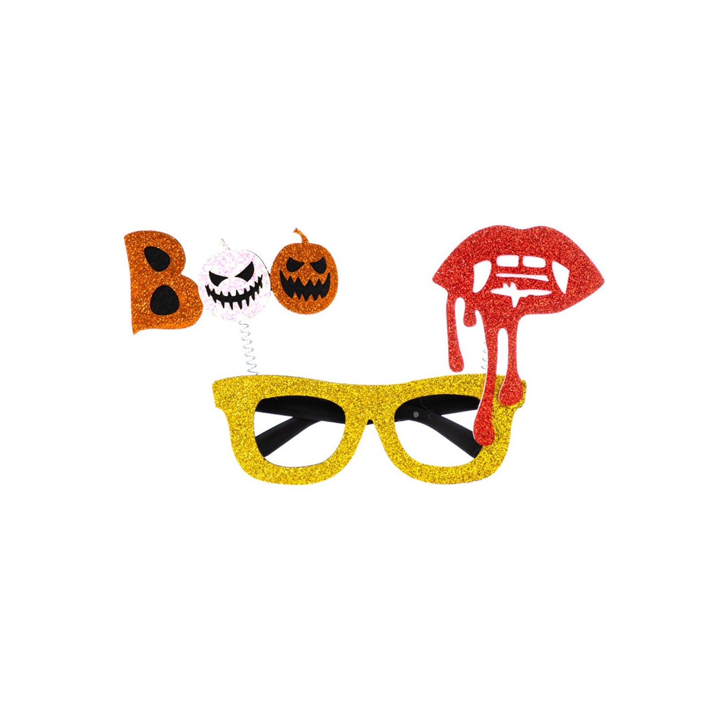 Halloween Glasses Party Costume Decoration - BOO + Lips