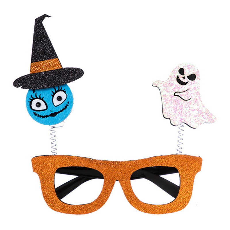 Halloween Briller Fest Kostume Dekoration - Heks + spøgelse