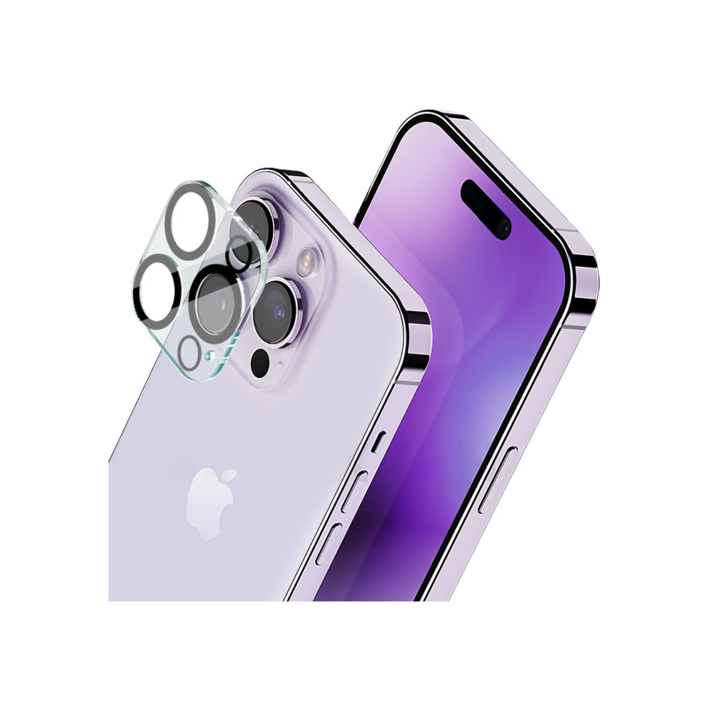 IMAK iPhone 15 Pro / 15 Pro Max - puhelimelle Integroitu Kameran Linssikalvo