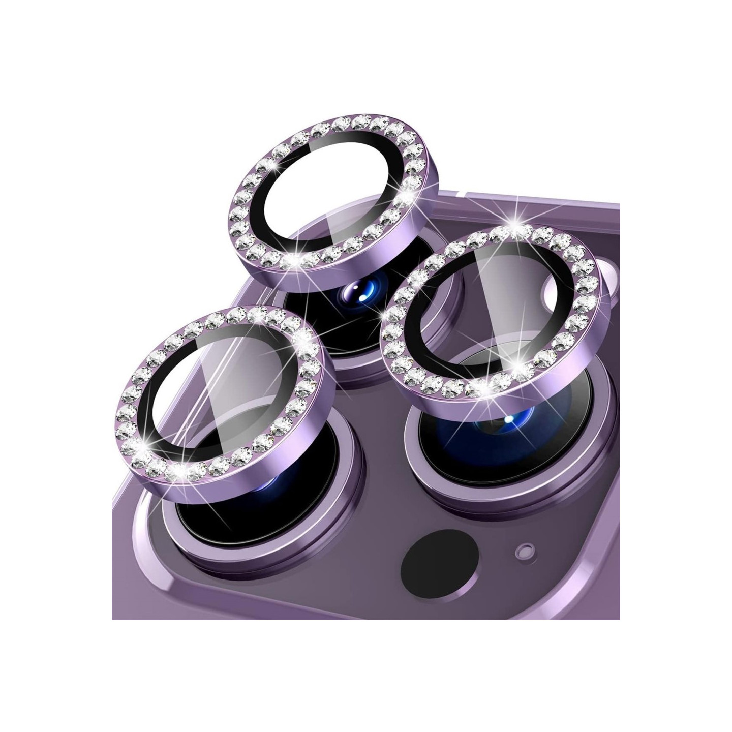 For iPhone 15 Pro / 15 Pro Max Lens Glitter