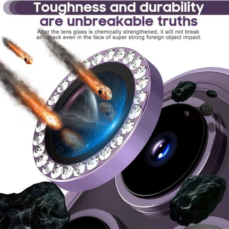 For iPhone 15 Pro / 15 Pro Max Lens Glitter