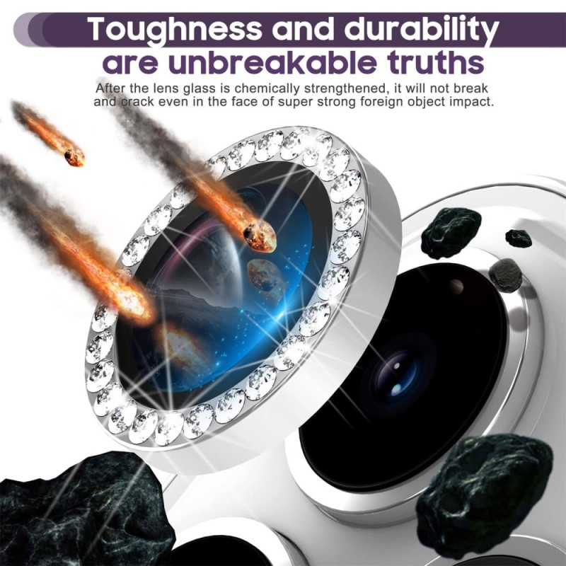 iPhone 15 Pro / 15 Pro Max Ring Circle Lens - elokuvasetti Glitter