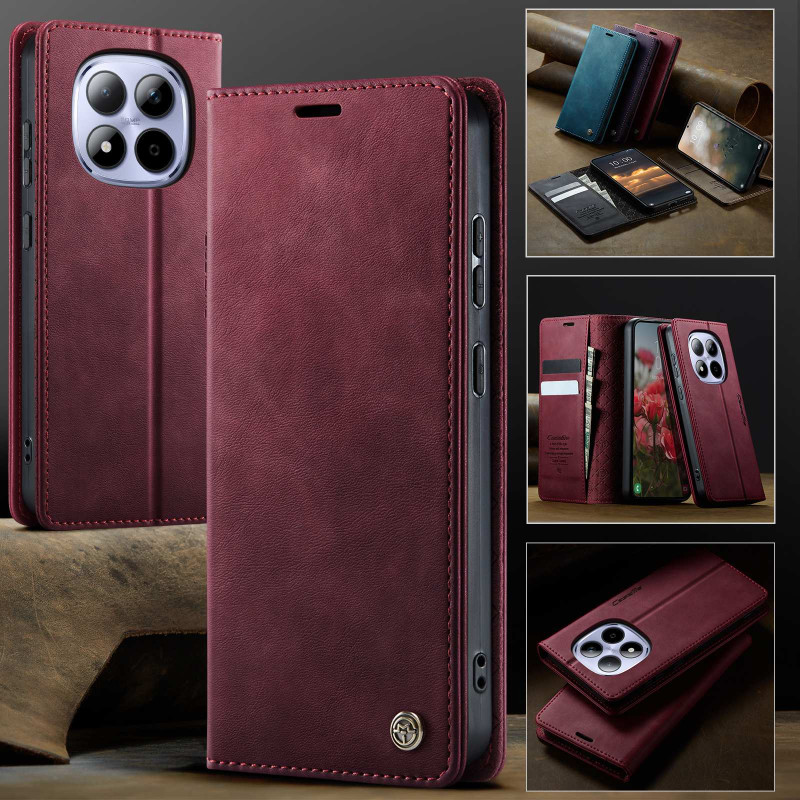 CASEME Retro Lompakkokotelo Xiaomi Redmi Note 15 Pro 5G