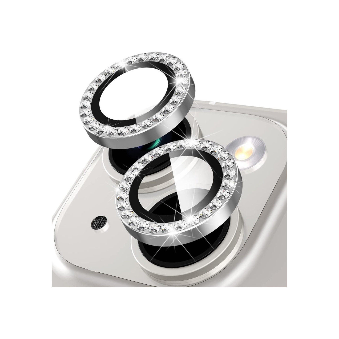 For iPhone 15 / 15 Plus Lens Glitter