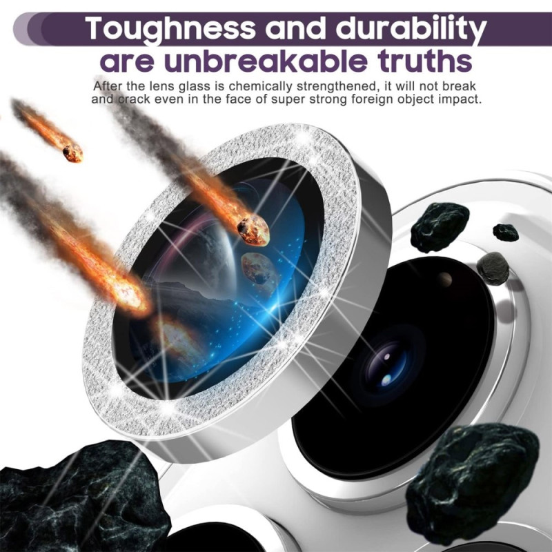 iPhone 15 Pro / 15 Pro Max Ring Circle Lens - elokuvasetti Glitter