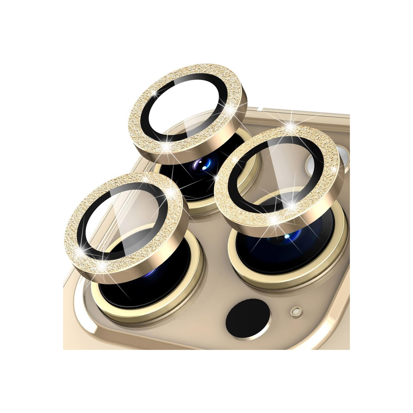 iPhone 15 Pro / 15 Pro Max Ring Circle Lens - elokuvasetti Glitter