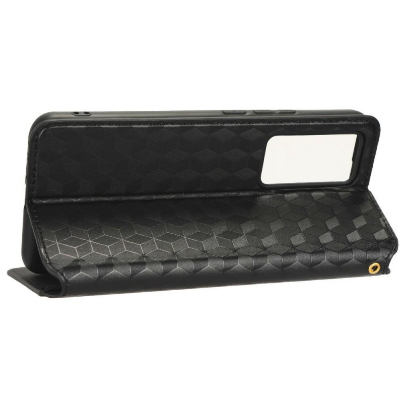 Rhombus lompakkokotelo Xiaomi 12T Pro/Xiaomi 12T - Musta