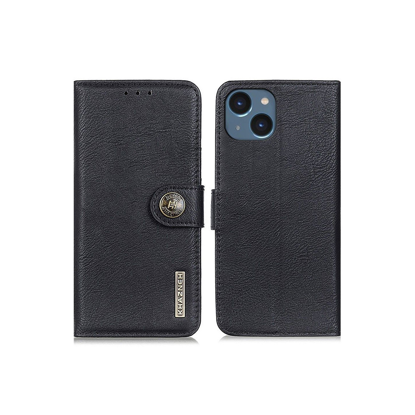 KHAZNEH For iPhone 15 Plus Wallet Stand Case