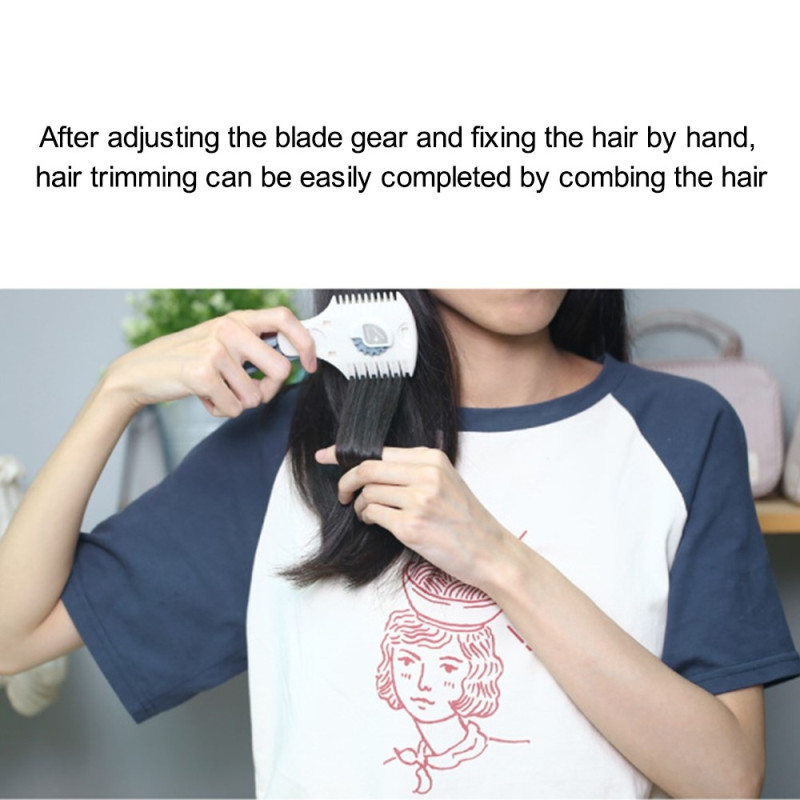 KINEPIN Hair Cutter Comb Hiusten ohennus Trimming Double Sided Brush