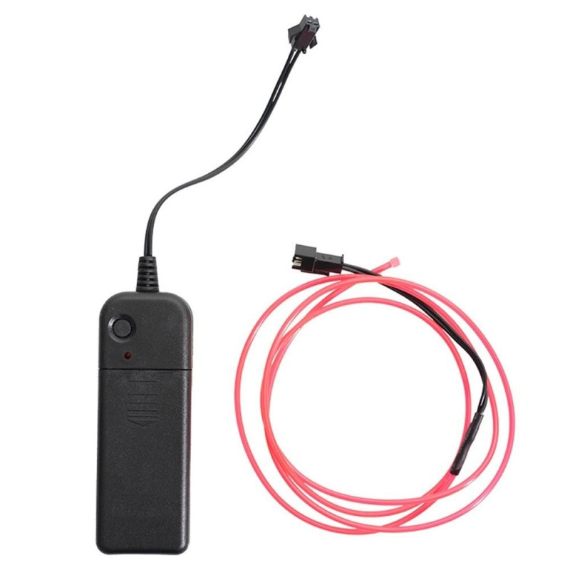 131cm Scooter Ambient Light Battery Powered Rope Lights - Vaaleanpunainen