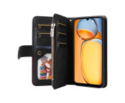 KT Plånboksfodral till Xiaomi Redmi 13C - Svart-Röd