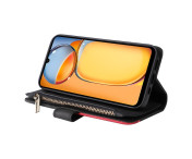 KT Plånboksfodral till Xiaomi Redmi 13C - Svart-Röd