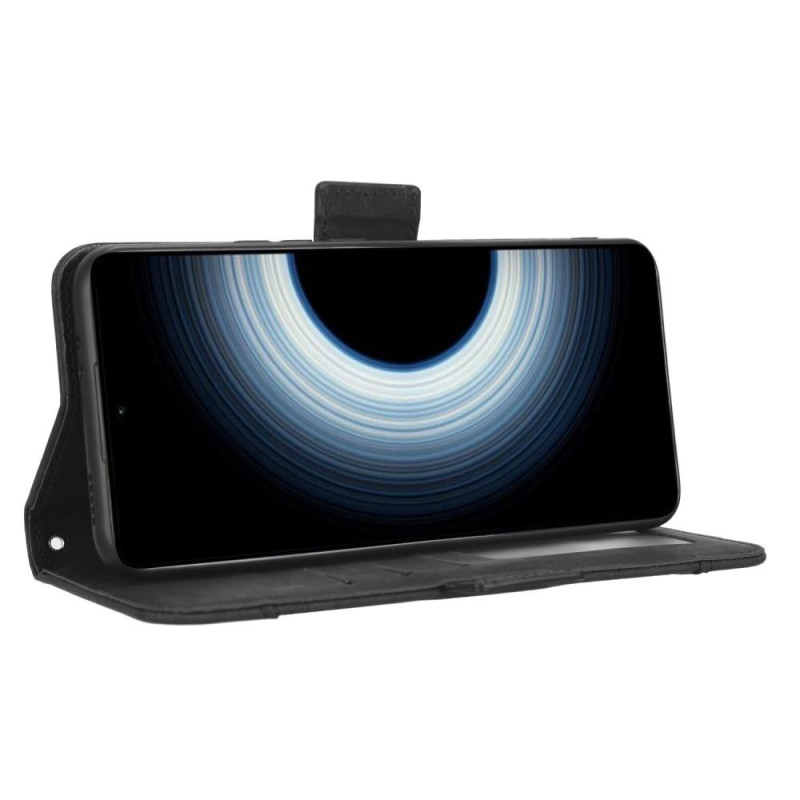 Wallet Stand Flip Phone Case for Xiaomi 12T Pro / 12T - Black