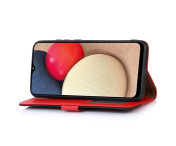 KHAZNEH Plånboksfodral till Xiaomi Redmi 13C - Röd-Svart