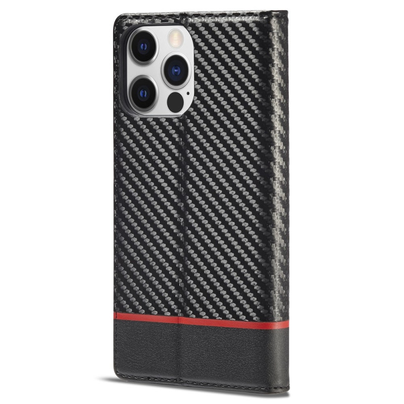 LC.IMEEKE Lompakkokotelo iPhone 15 Pro Max - Musta