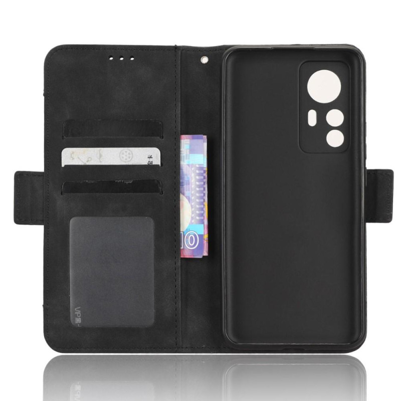 Wallet Stand Flip Phone Case til Xiaomi 12T Pro/12T - Sort