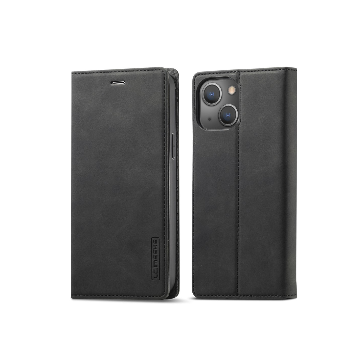 LC.IMEEKE Magnetisk telefontaske til iPhone 15 Stand Wallet Cover