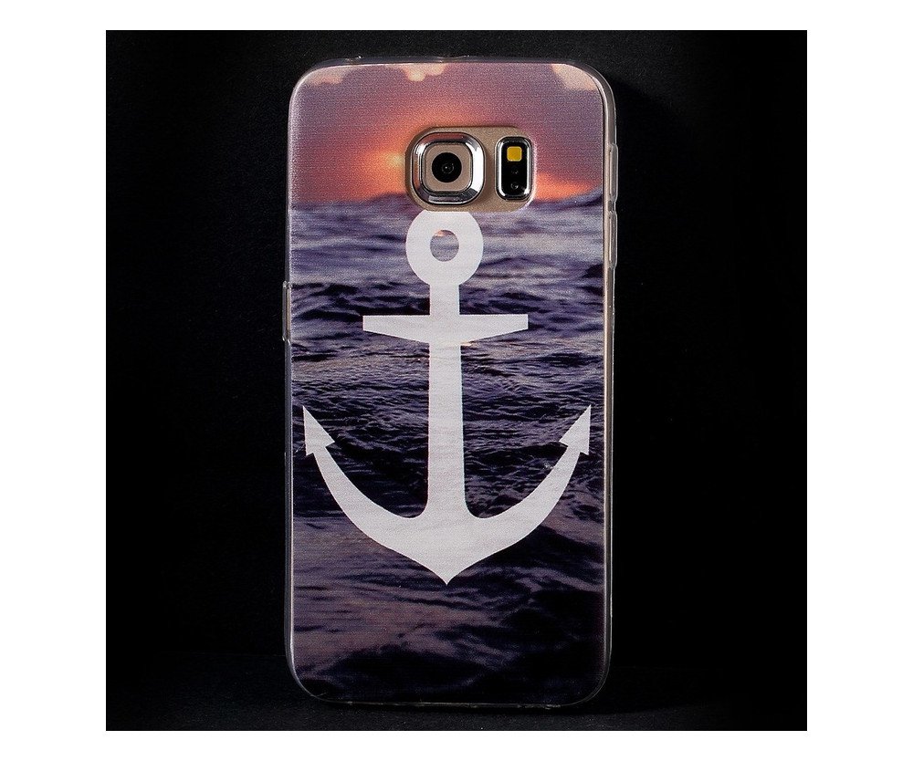 Samsung Galaxy S6 TPU skal Ankare / Anchor and Sea