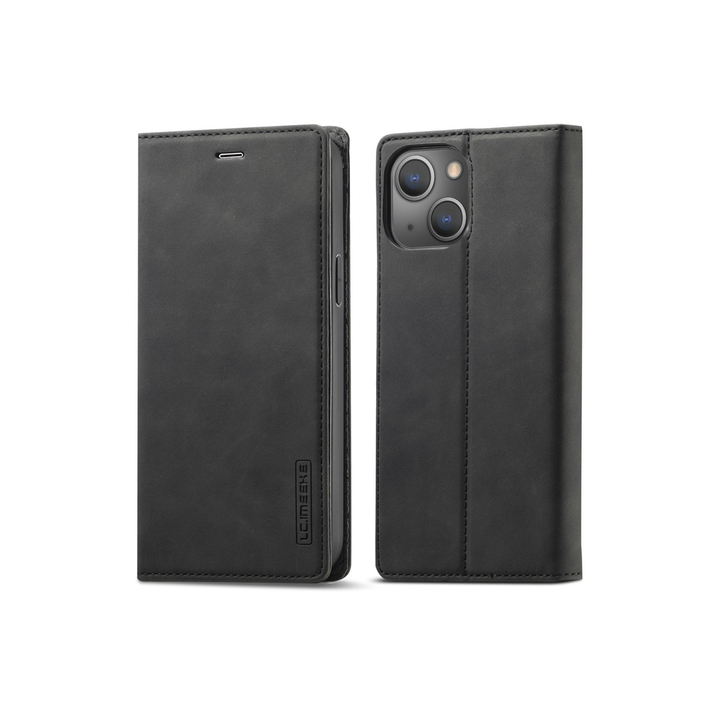 LC.IMEEKE Lommebok - deksel Deksel til iPhone 15 Plus - Svart