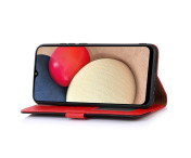 KHAZNEH Plånboksfodral till Samsung Galaxy A05s - Röd/Svart