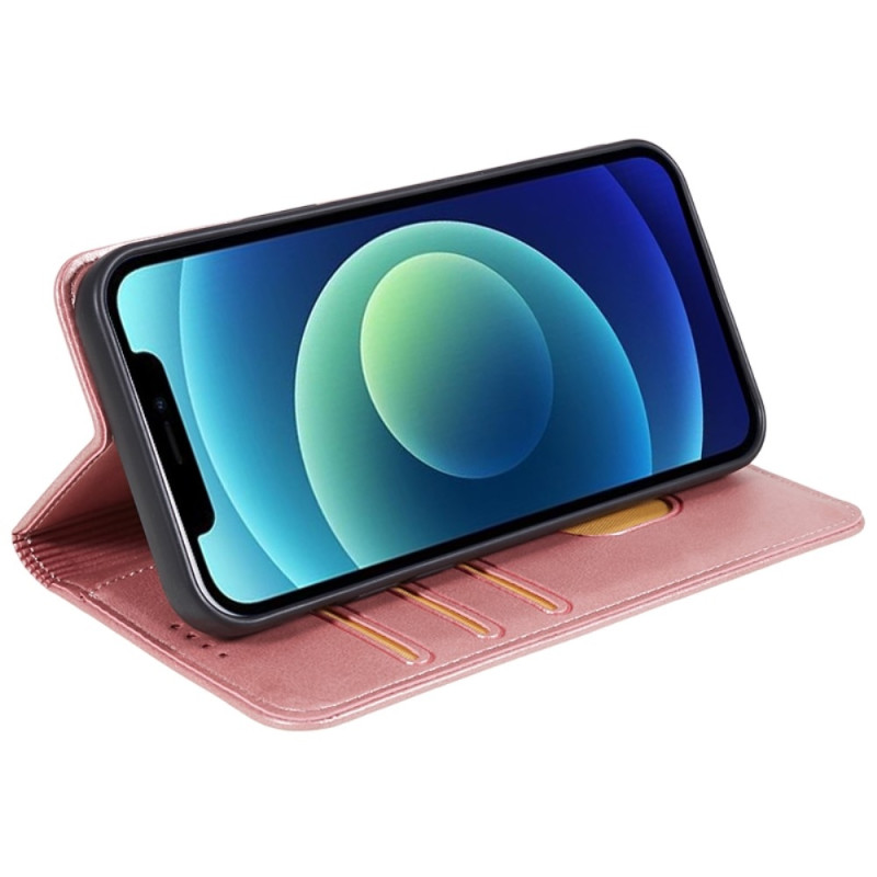 Lommebok - stativ Telefondeksel til iPhone 15 Pro Max - Rose Gull
