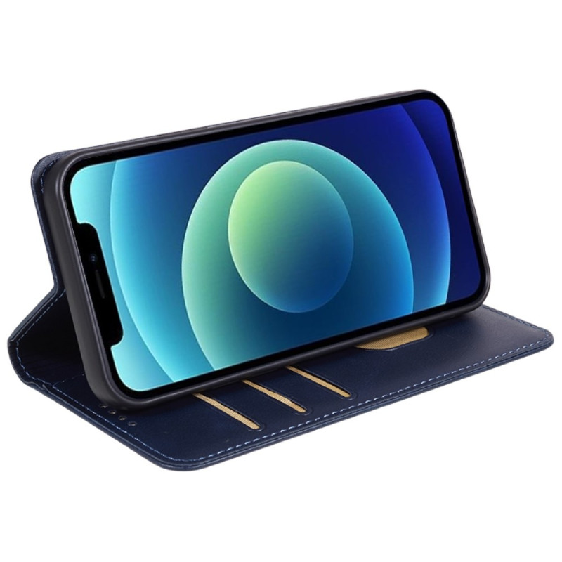 Wallet Stand Phone Case for iPhone 15 Pro Cell Cover - Blue