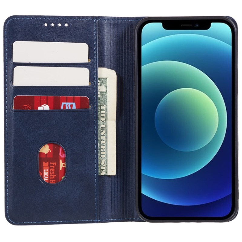 Wallet Stand Phone Case for iPhone 15 Pro Cell Cover - Blue