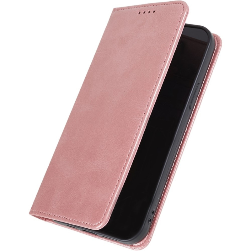 Wallet Stand Telefontaske til iPhone 15 Plus Cell Cell Cover - Rose Gold