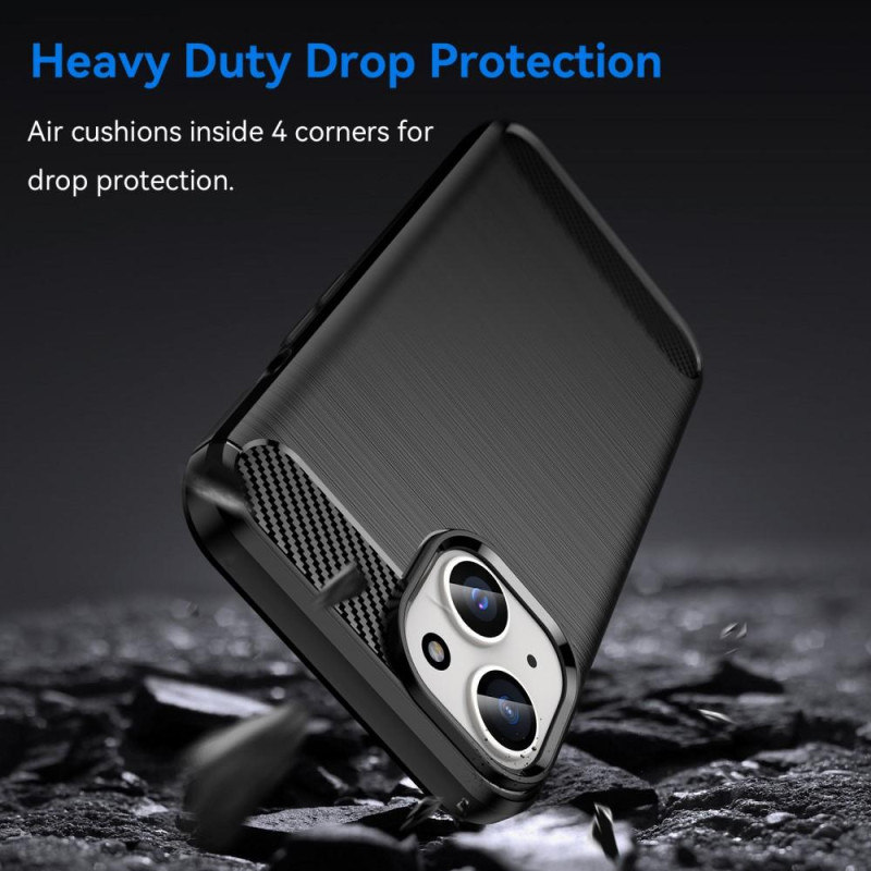 Hiilikuiturakenteinen TPU - kansi iPhone 15: lle