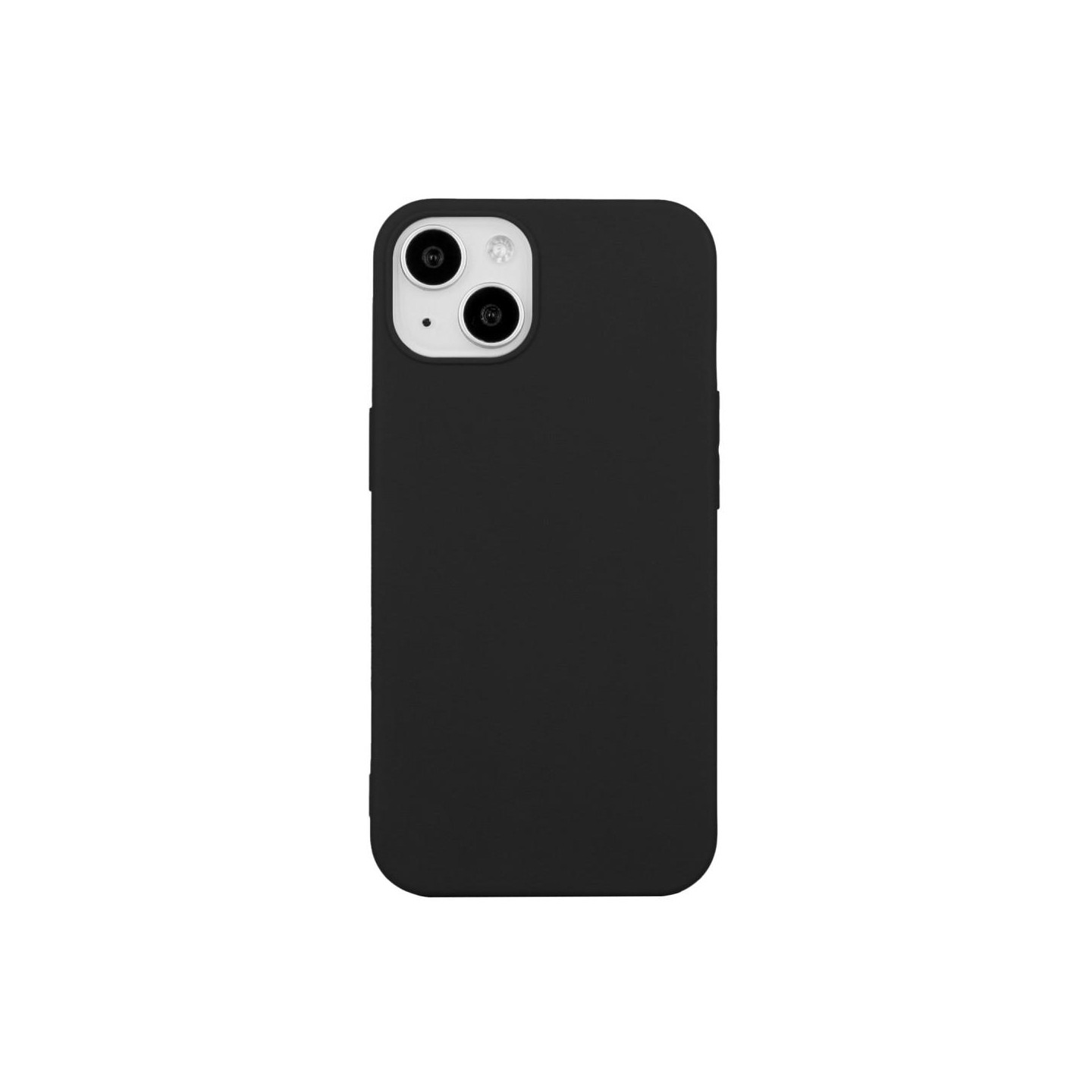 For iPhone 15 Slim Fit TPU Phone Case Soft back Cover - Black