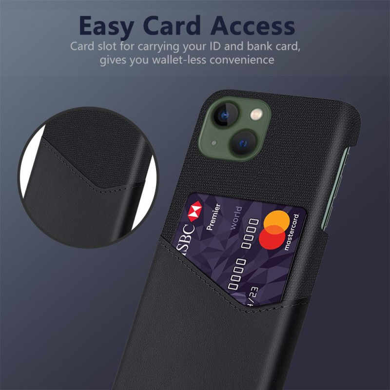 Card Holder Protective Phone Case for iPhone 15 Plus Cover