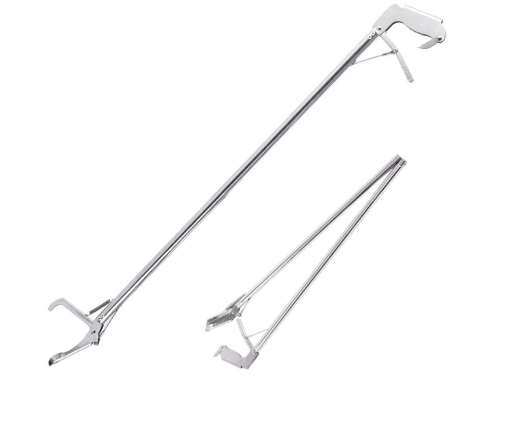 Ormtång i rostfritt stål reptilfångare med lås - 1,5 m