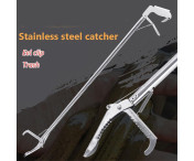 Ormtång i rostfritt stål reptilfångare med lås - 1,5 m