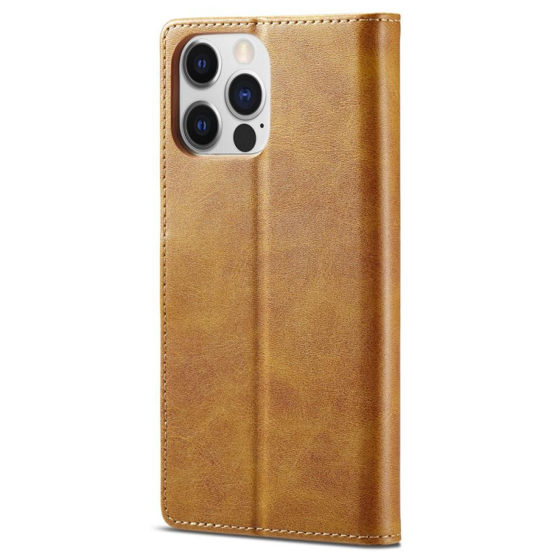 LC.IMEEKE Wallet Case for iPhone 15 Pro Max - Brown