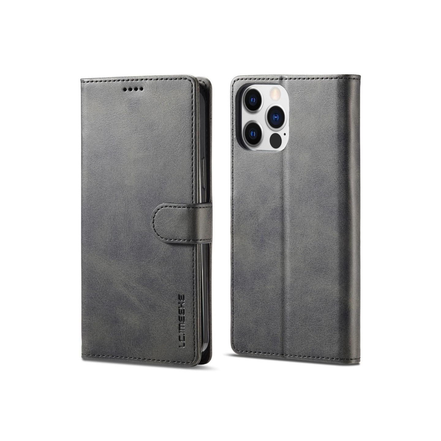 LC.IMEEKE Pung Taske til iPhone 15 Pro Max - Sort