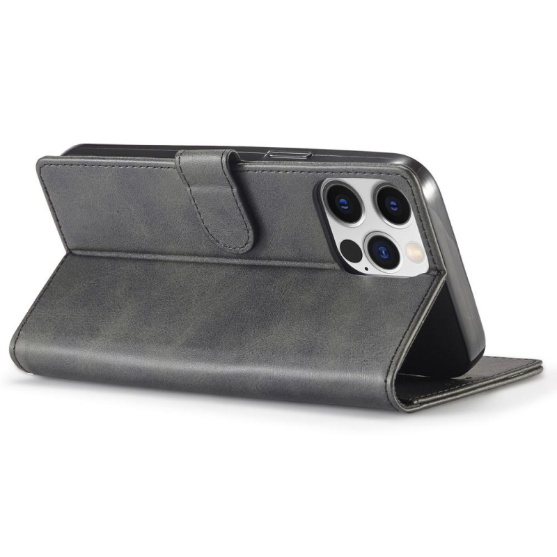 LC.IMEEKE Wallet Case for iPhone 15 Pro Max - Black