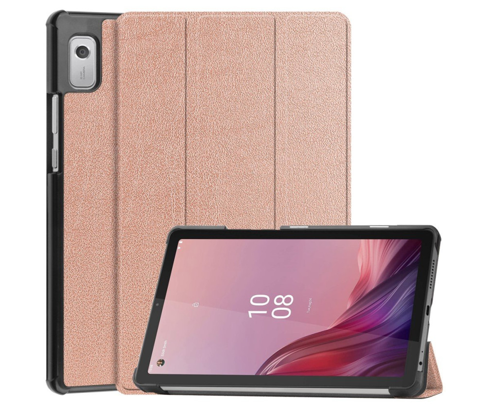 Tri-fold Fodral till Lenovo Tab M9 - RoseGold