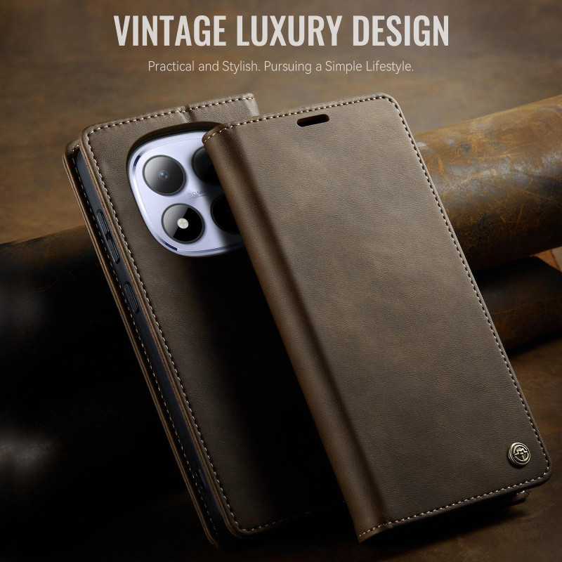 CASEME Retro Etui med Lommebok til Xiaomi Redmi Note 15 Pro 5G