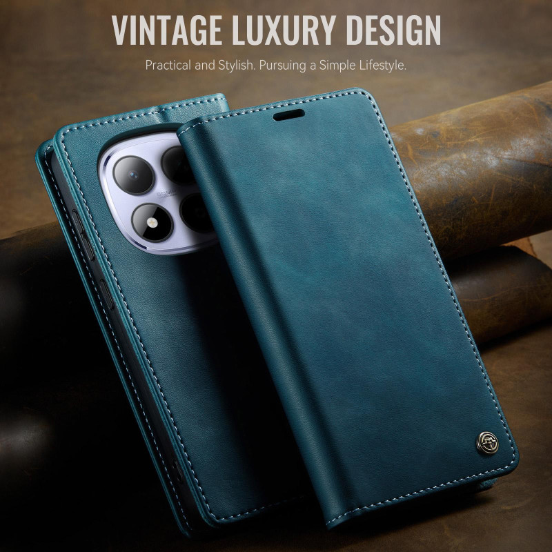 CASEME Retro Wallet Case for Xiaomi Redmi Note 15 Pro 5G