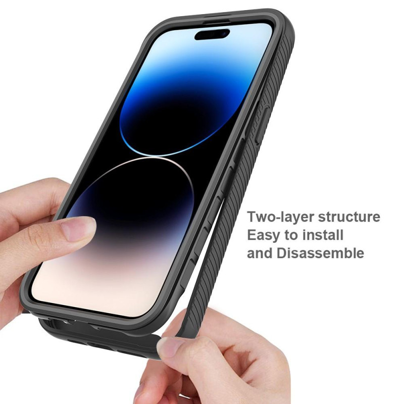 For iPhone 15 Pro Max Full Protection Phone Case 3 - in - 1 + Screen Protector