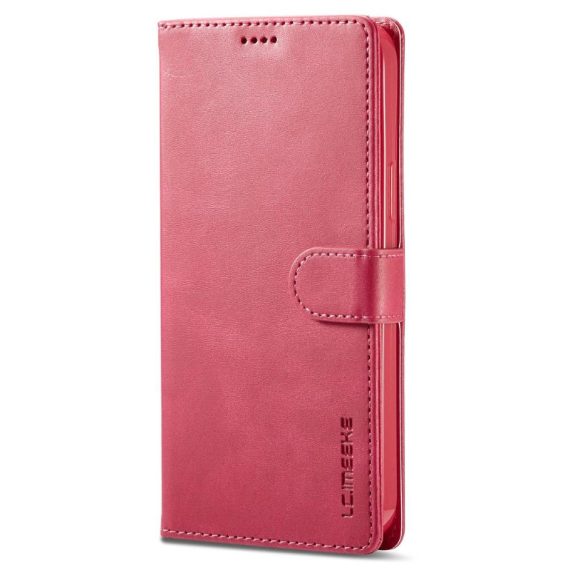 LC.IMEEKE Wallet Case for iPhone 15 Pro Max - Pink