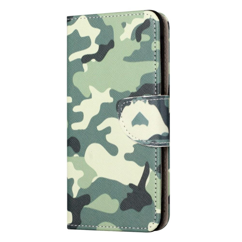 Til iPhone 15 Plus Lommebok - deksel Mønsterdeksel - Camouflage