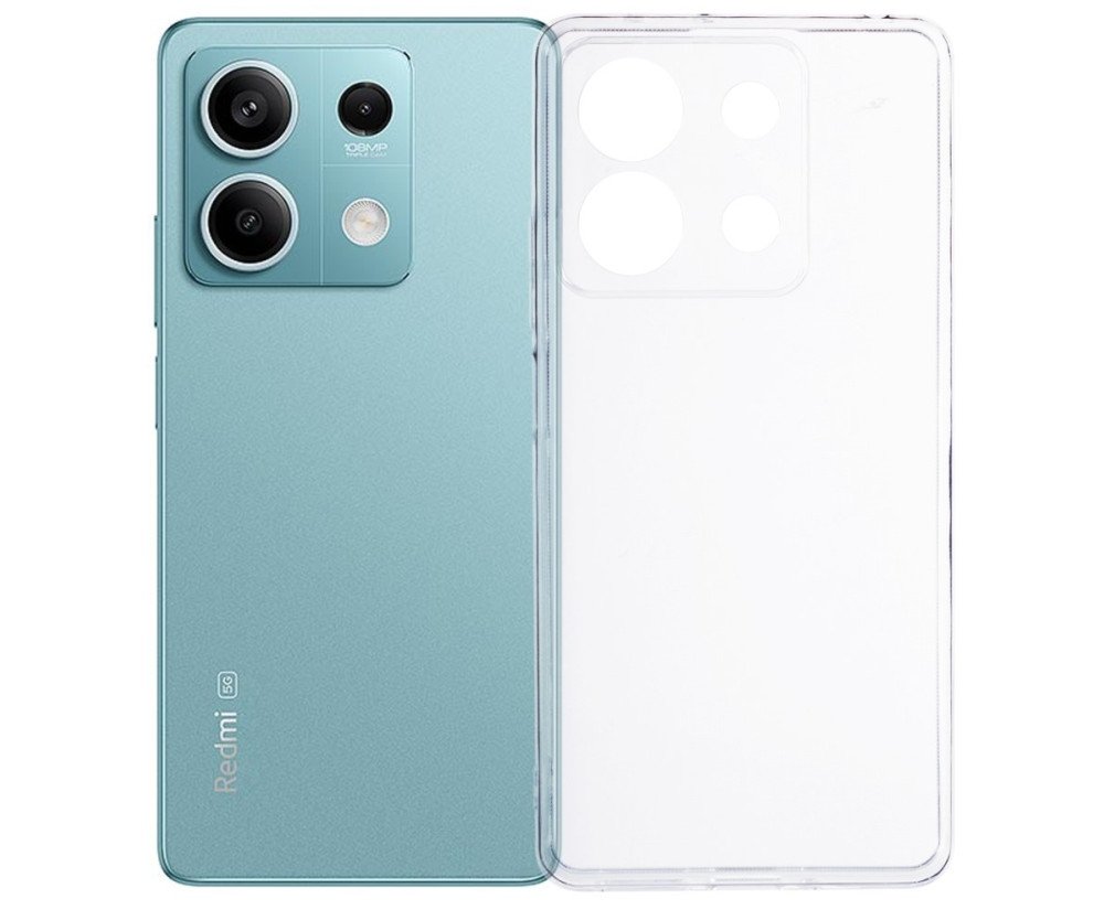 För Xiaomi Redmi Note 13 Fodral TPU Skal Baksida 