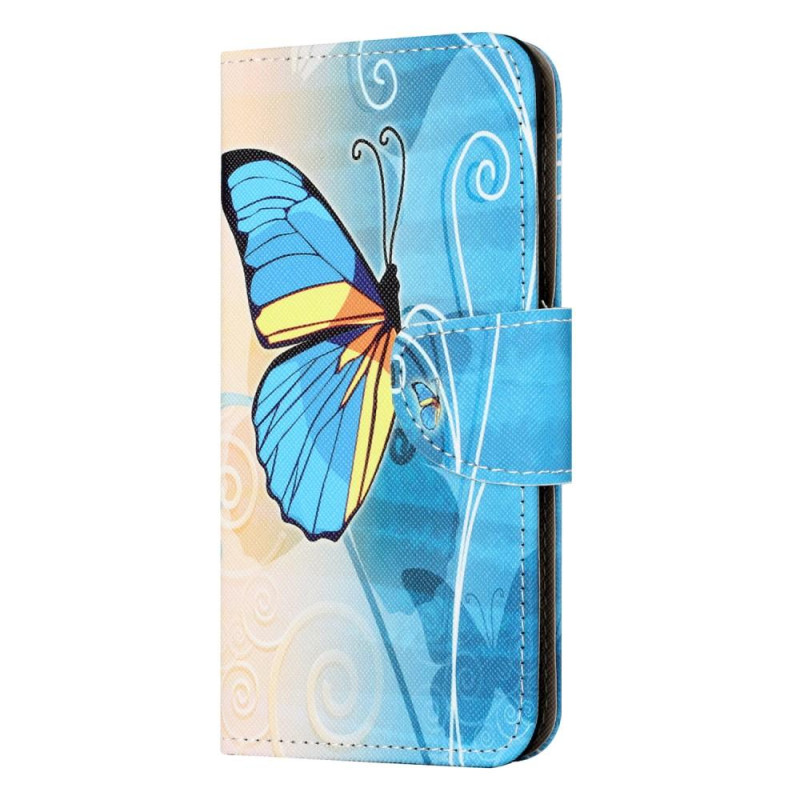 Til iPhone 15 Plus Wallet Stand Case Telefoncover - Butterfly