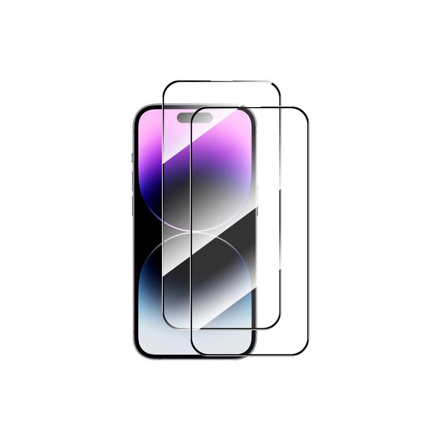 ENKAY HAT PRINCE Tempered glass for iPhone 15 Pro Max 2Pcs