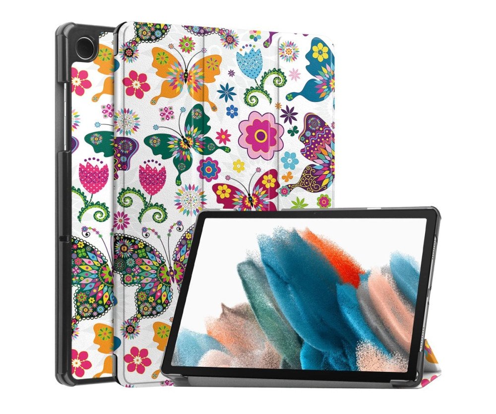 Slim Fit Cover fodral Till Samsung Galaxy Tab A9 8.7" - Butterflies