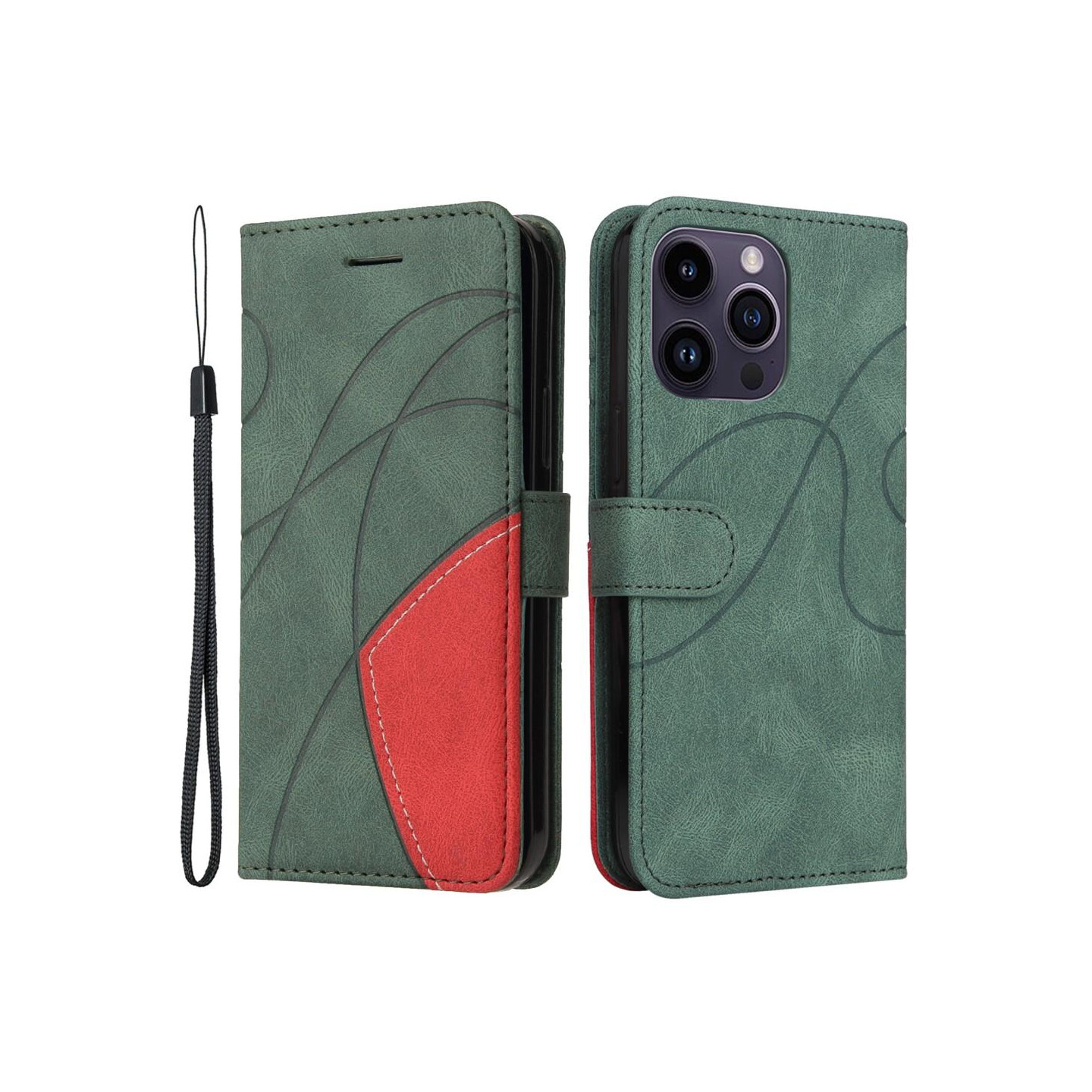 Til iPhone 15 Pro Max KT Series - 1 Dobbeltfarvet etui